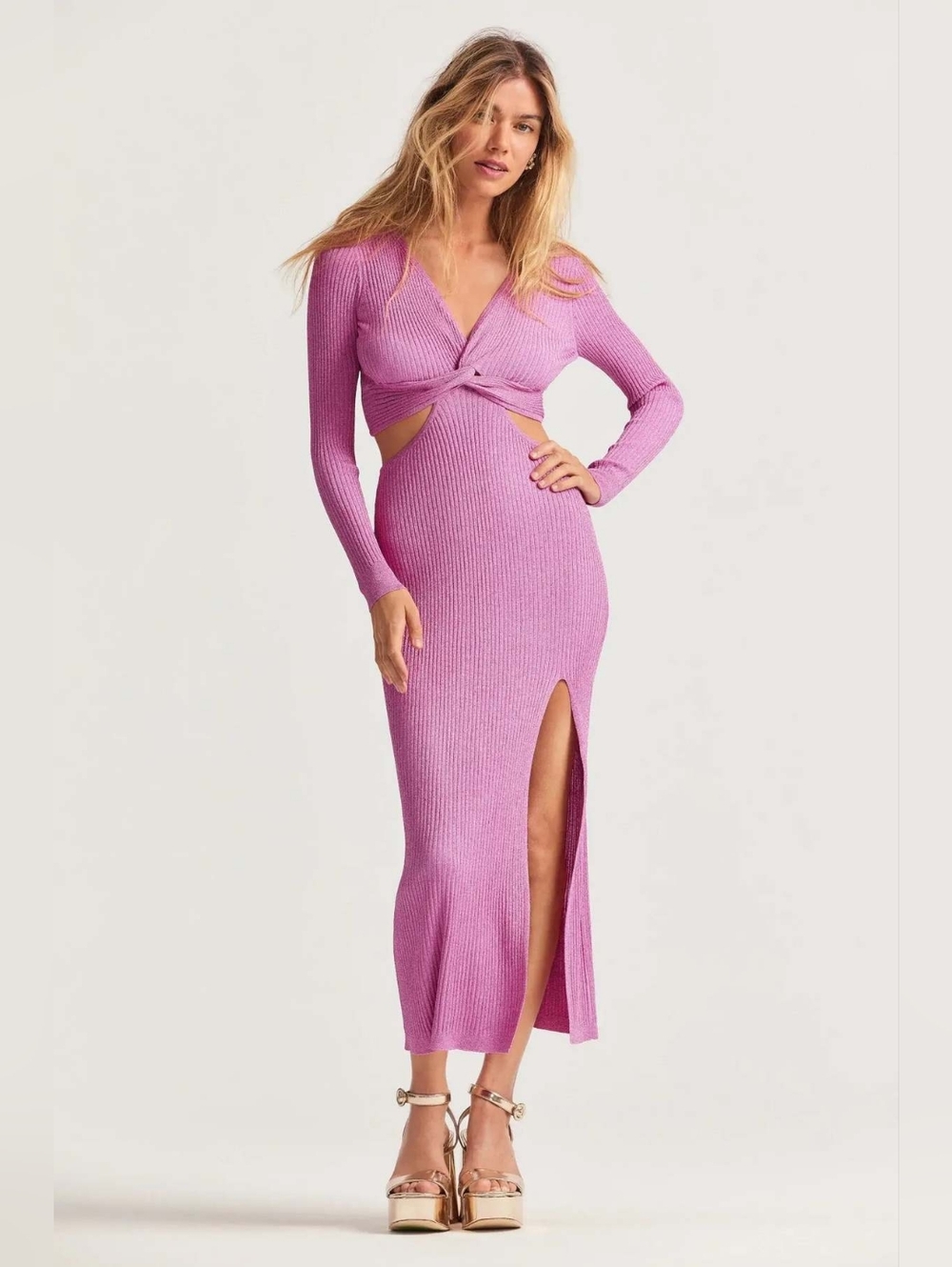 LoveShackFancy Bernette Midi Dress